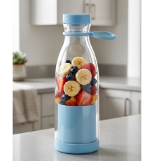 Şarjlı Taşınabilir Blender 380 ml USB Kablosuz Smoothie ve Meyve Karıştırıcı