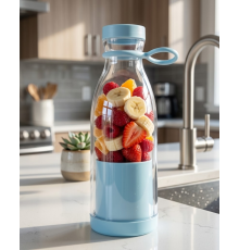 Mini Blender USB Şarjlı 380 ml Smoothie Hazırlayıcı Hafif ve Pratik Tasarım