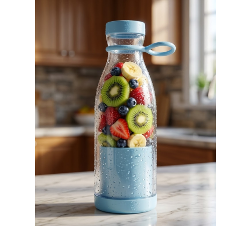 Taşınabilir Blender 380 ml USB Şarjlı Meyve Karıştırıcı Kolay Temizlenebilir