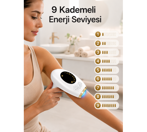 LCD Ekranlı Profesyonel IPL Epilasyon Cihazı