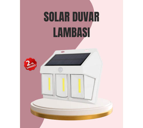 Güneş Enerjili Bahçe ve Duvar Aydınlatma – BK-618-3 LED Lamba