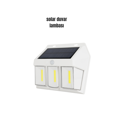 Suya Dayanıklı Solar Duvar Lambası – Akıllı Gece Sensörlü Işık