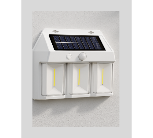 3 in 1 Solar Duvar Lambası – IP65 Su Geçirmez, Hareket Sensörlü Yeni Nesil