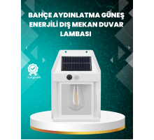 Çok Modlu Güneş Enerjili Bahçe ve Balkon Lambası