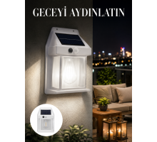 1800 mAh Pilli Solar Duvar Aydınlatma Yeni Nesil