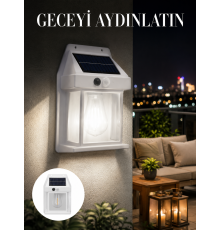 1800 mAh Pilli Solar Duvar Aydınlatma Yeni Nesil