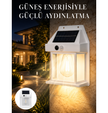 Sensörlü Solar Led Dış Duvar Aydınlatma Yeni Nesil
