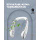 Giyilebilir Bladeless Boyun Fanı | 360° Serinlik, 5 Kademe Rüzgar, USB Şarjlı Sessiz Mini Klima