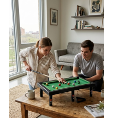 Mini Bilardo Masası Oyuncak Seti Çocuklar İçin Eğlenceli Masa Oyunu