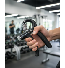 Ayarlanabilir El Yayı Sayaçlı Paslanmaz Çelik 5–60 Kg Direnç
