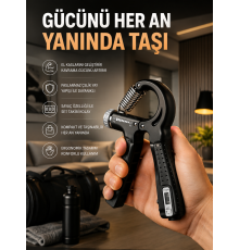 Portatif Ayarlanabilir El Yayı Sayaçlı Dayanıklı Çelik Yay Yeni Nesil