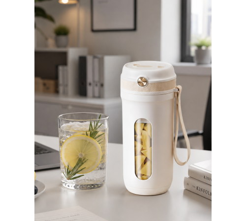 USB Şarjlı Mini Smoothie Blender Pratik Meyve Karıştırıcı 350 ML