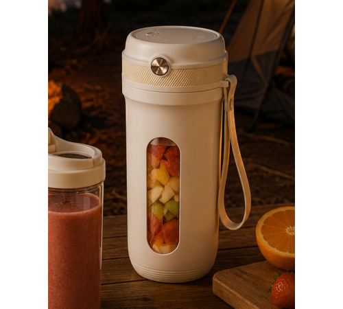 Taşınabilir Şarjlı Blender Smoothie ve Buz Kırıcı Özellikli 350 ML
