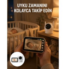 Gece Görüşlü Hareket Takipli Bebek Kamera Sistemi Yeni Nesil