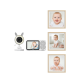 Gece Görüşlü Bebek Telsizi Besleme Hatırlatıcılı LCD Ekran