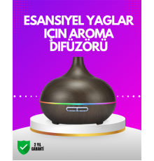 Zamanlayıcılı ve Otomatik Kapanmalı Aromaterapi Nemlendirici Difüzör