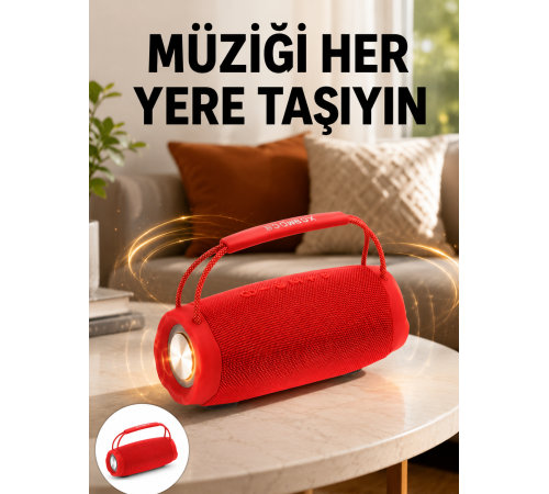 IPX6 Su Geçirmez Bluetooth 5.1 Taşınabilir Hoparlör Çift 10W Yeni Nesil