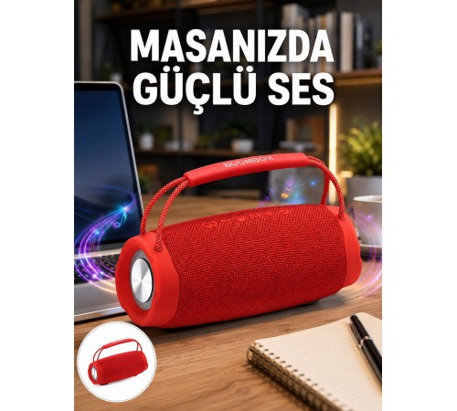 10W Güçlü Stereo Ses Sunan IPX6 Bluetooth Hoparlör Yeni Nesil