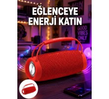 Derin Baslı Çift Hoparlörlü Taşınabilir Kablosuz Hoparlör Yeni Nesil