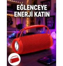 Derin Baslı Çift Hoparlörlü Taşınabilir Kablosuz Hoparlör Yeni Nesil
