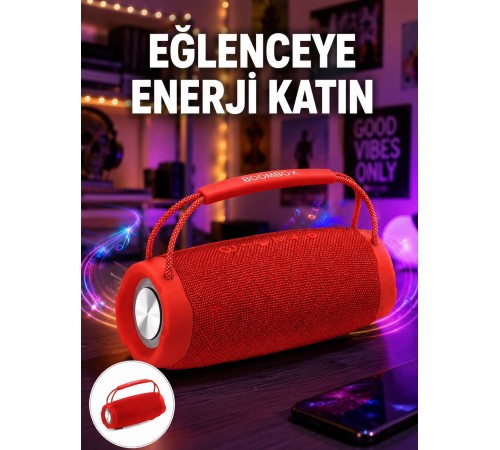 Derin Baslı Çift Hoparlörlü Taşınabilir Kablosuz Hoparlör Yeni Nesil