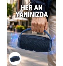 Net Stereo Ses Sunan IPX5 Su Geçirmez Bluetooth Hoparlör Yeni Nesil