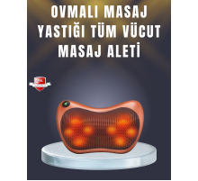 Çok Fonksiyonlu Boyun Bel Sırt Masaj Yastığı Araç İçi Uyumlu
