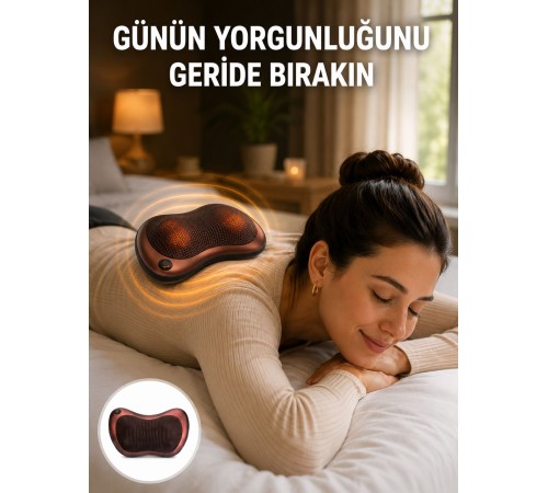 Taşınabilir Yoğurma Masaj Cihazı Boyun Bel Sırt Ayak Yeni Nesil