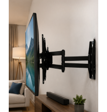 27 55 İnç Hareketli TV Askı Aparatı Duvara Monte TV Taşıyıcı