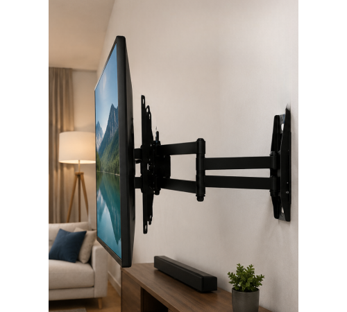 Hareketli TV Askı Aparatı 27 55 İnç LCD LED Duvar Askı Aparatı