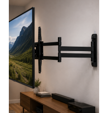 Çift Kollu TV Askı Aparatı Hareketli LCD LED Televizyon Askılığı