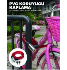 Bisiklet, Elektrikli Scooter ve Çocuk Bisikletleri İçin Güvenlik Kilidi
