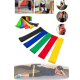 Spor Egzersiz Direnç Bandı Yoga Pilates ve Fitness Antrenman Lastiği