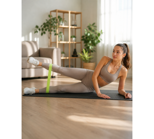Spor Egzersiz Direnç Bandı Yoga Pilates ve Fitness Antrenman Lastiği