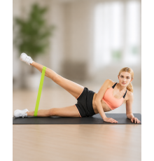 Pilates Direnç Lastiği Fitness Yoga ve Evde Spor İçin Çok Amaçlı Bant