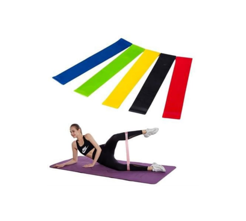 Spor Antrenman Direnç Bandı Esnek Dayanıklı Egzersiz ve Fitness Lastiği
