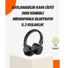 Kristal Netliğinde Ses ve Güçlü Baslı Kablosuz Kulak Üstü