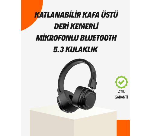 Kristal Netliğinde Ses ve Güçlü Baslı Kablosuz Kulak Üstü