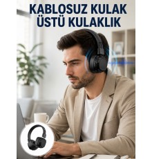 Uzun Süreli Rahat Kullanım İçin Kablosuz Bluetooth Kulaklık Yeni Nesil