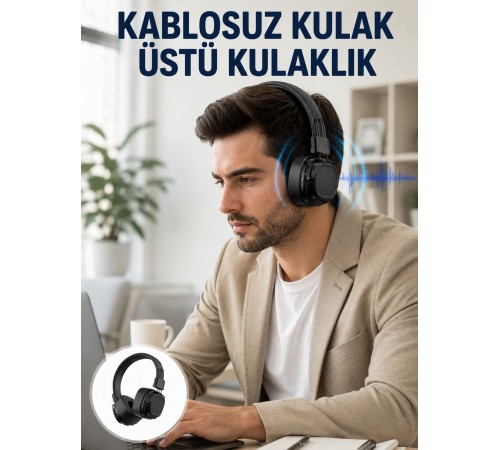 Uzun Süreli Rahat Kullanım İçin Kablosuz Bluetooth Kulaklık Yeni Nesil