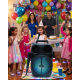 Kablosuz Karaoke Hoparlör Mikrofonlu RGB Işıklı Bluetooth Speaker USB TF Kart Destekli
