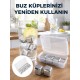 Çevre Dostu Metal Buz Küpü ve Kullanışlı Klips Seti Yeni Nesil