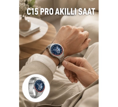 Dayanıklı Kordonlu Şarjlı Akıllı Saat Yeni Nesil