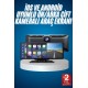 4K Ultra Araç İçi Ön ve Arka Kameralı Ekran HD 2 Kameralı Torpido Üstü Araç Multimedya