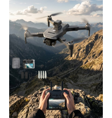 Katlanabilir GPS Destekli Akıllı Drone 4K Kamera Uzun Uçuş Süresi ve Engel Algılama Özellikli