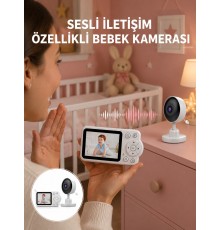 2.8 İnç Ekranlı Bebek Kamerası Gece Görüşlü ve Sesli İletişim Yeni Nesil