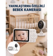 Bebek Monitörü Cry Detection ve HD Gece Görüş Destekli Yeni Nesil