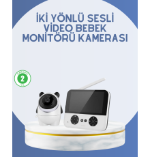 Kablosuz Bebek Monitörü 720P Görüntü ve Geniş Ekran