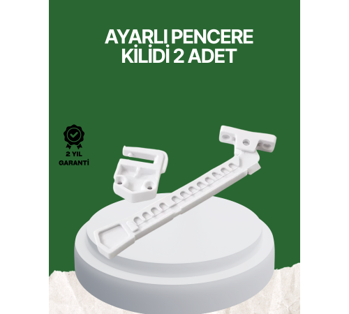Çocuk ve Evcil Hayvanlar İçin Pencere Emniyet Kilidi 2 Adet