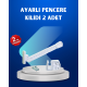 Pencere Güvenlik Kilidi Açılma Sınırlayıcı Aparat 2 Adet